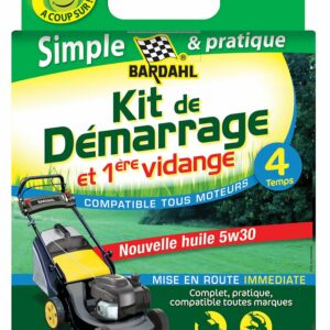 Kit de Démarrage et Vidange pour Tondeuse 4 Temps – Huile, Stabilisateur & Accessoires