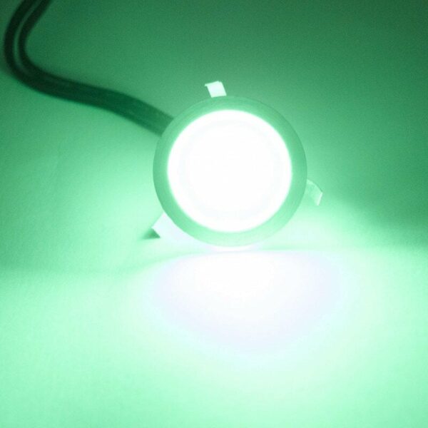 Petit Spot LED 0,3W Extérieur Étanche Encastrable - Vert
