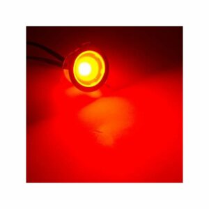 Petit Spot LED 0,3W Extérieur Étanche Encastrable - Rouge