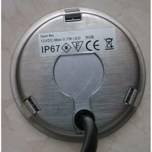 Mini spot LED encastrable rond ultra-plat 0,5W - Blanc Froid