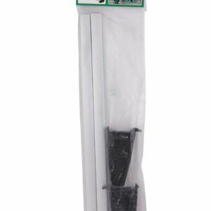 Etagère double barre à clipser - L50xP11cm pour un rangement optimal