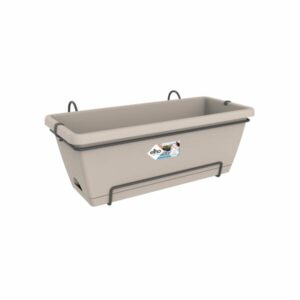 Balconnière Barcelona XL Allin1 55 Taupe pour un balcon verdoyant