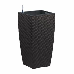 Bac Casa Mesh 3058 - Granite 12L, Pot de Jardin au Design Nature et Système d'Irrigation Aqua Comfort
