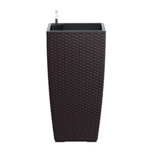 Bac Casa Mesh 3058 Moka - 12L, Pot de Jardin Design avec Système d'Irrigation Aqua Comfort