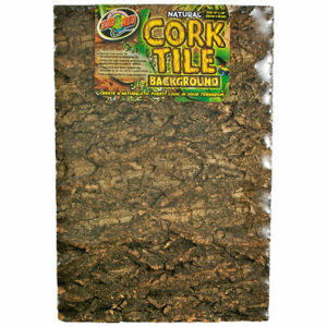 Fond decor cork tile 30x45 ncb - Accessoire de terrarium en liège naturel