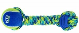 Jouet K9 Tennis Ball corde Zeus pour chiens actifs