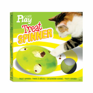 Toupie à régals pour chat qui favorise une alimentation ludique et lente