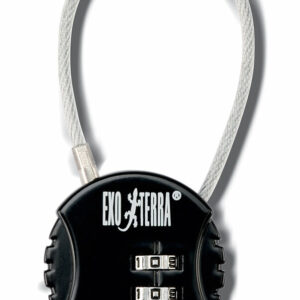 Exo Terra Cadenas noir pour terrarium - Sécurisez votre terrarium avec ce cadenas solide!