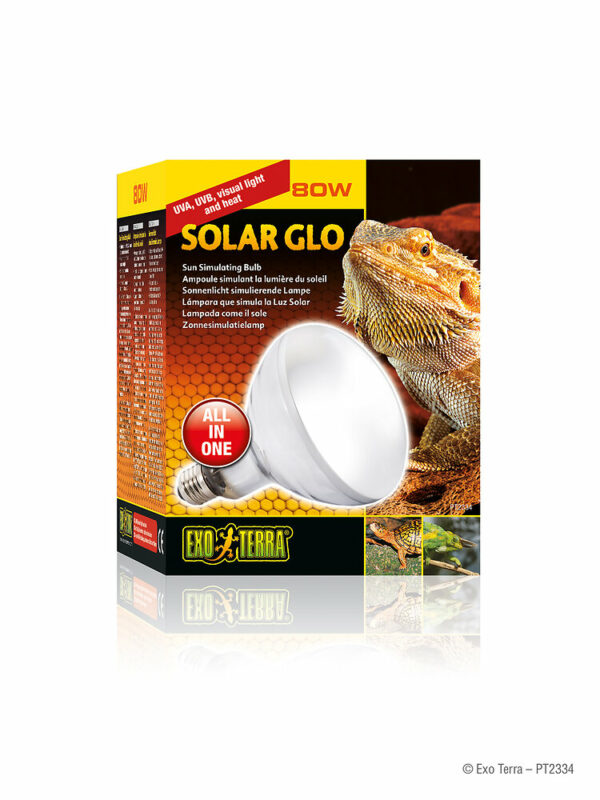 Exo Terra ampoule Solar Glo 80W pour reptiles et terrariums