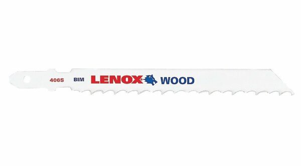 Lame de scie sauteuse BT406S en carte de 2 - LENOX - 0208849 pour coupe rapide dans le bois brut