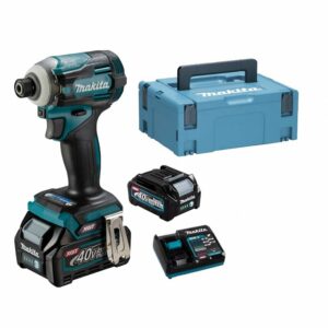 Visseuse à chocs sans-fil Makita TD001GD201 40 V 2 batteries 2,5 Ah chargeur Makpac