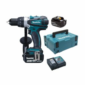 Perceuse-visseuse sans fil Makita DDF458RTJ 18V 2 batteries 5Ah BL1850 chargeur Makpac 2