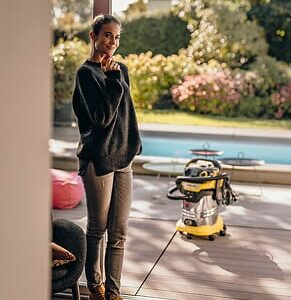 Aspirateur eau et poussières Karcher WD6 SV - 1300W, 30L – Idéal pour Nettoyage Intérieur et Extérieur