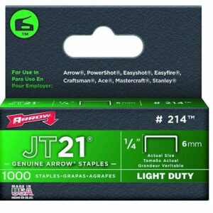 Boîte de 1250 agrafes JT21 6 mm - RAWL - 214