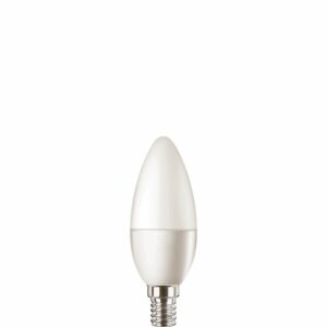 Ampoule LED E14 Flamme - Dépolie - Blanc chaud - 2700K - 25W