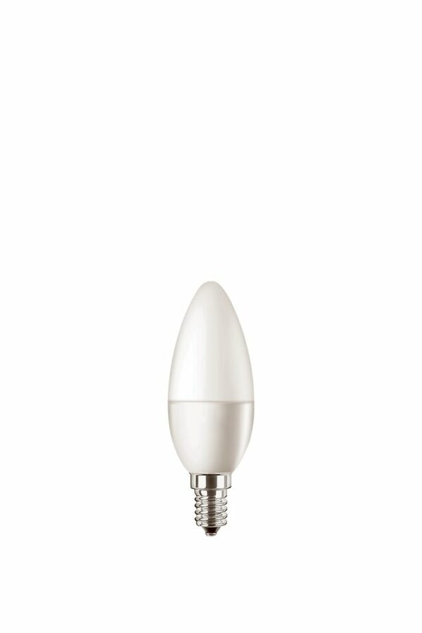 Ampoule Flamme E14 - Dépolie - Blanc chaud - 2700K - Lot de 2 - 25W