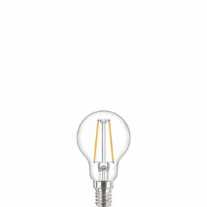 Ampoule LED E14 Sphérique - Filament - Blanc chaud - 2700K - 25W