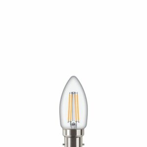 Ampoule LED B22 Flamme - Filament - Blanc chaud - 2700K - 40W