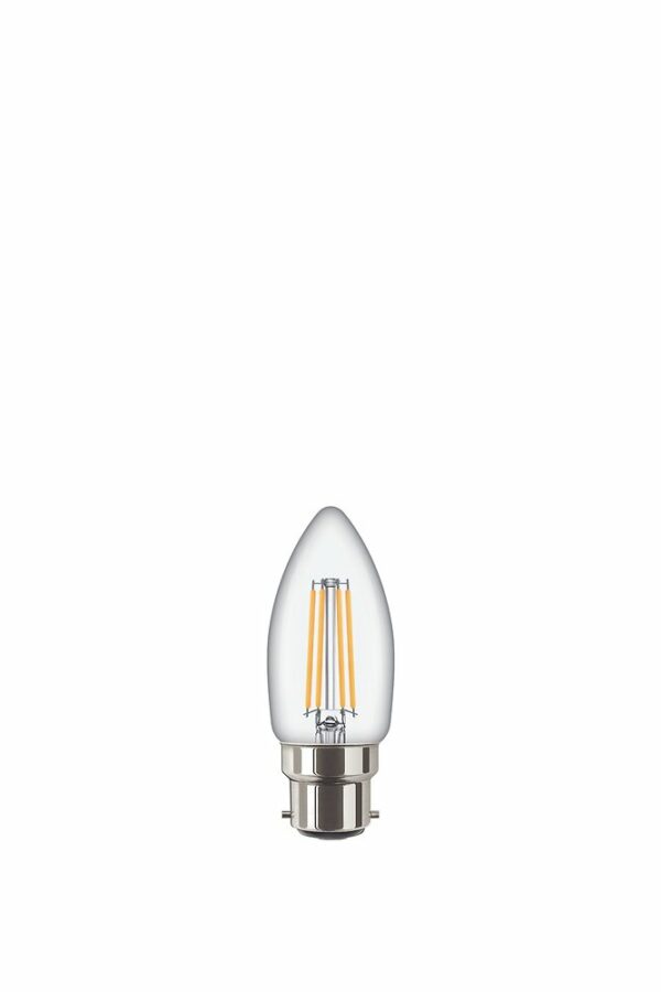 Ampoule LED B22 Flamme - Filament - Blanc chaud - 2700K - 40W