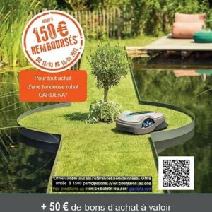 Robot Tondeuse Sileno Life 750 - Tonte Automatique jusqu'à 750m² & Commande via App Bluetooth