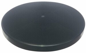 Support de pots à roulettes Roll Pot R Anthracite 30cm pour jardinage en recyclat injecté