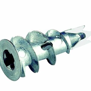 Sachet de 30 chevilles Vix auto-foreuses + vis tête ronde TR 4.5x35mm – Fixations solides pour plaques de plâtre
