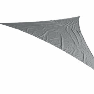Voile Ombrage Triangulaire 180g 3,6x3,6x3,6m Gris - Protection UV, Facile à Installer