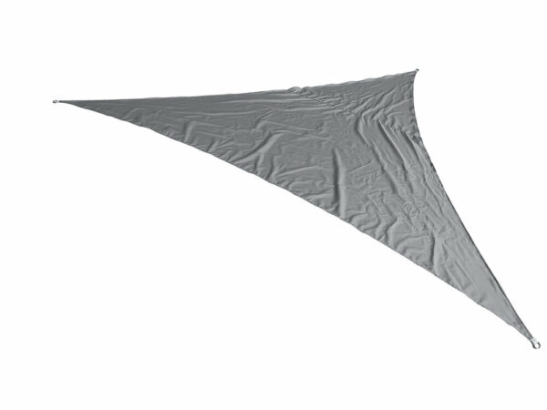 Voile Ombrage Triangulaire 180g 3,6x3,6x3,6m Gris - Protection UV, Facile à Installer