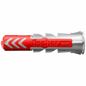 Cheville DuoPower 6x30mm - 6 Chevilles Tous Matériaux + Crochets pour Bricolage & Rénovation
