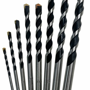Coffret de forets à béton - Lot de 8, tailles de 3mm à 10mm, acier 40Cr, carbure YG8
