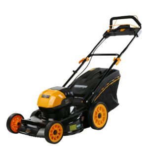 Tondeuse à Batterie TD 40 - 46cm - 40V avec Autonomie Double, Mulching et Carter en Acier