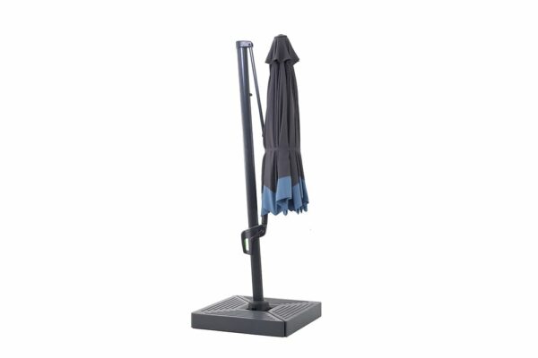 Parasol excentré - Bicolor Bleu