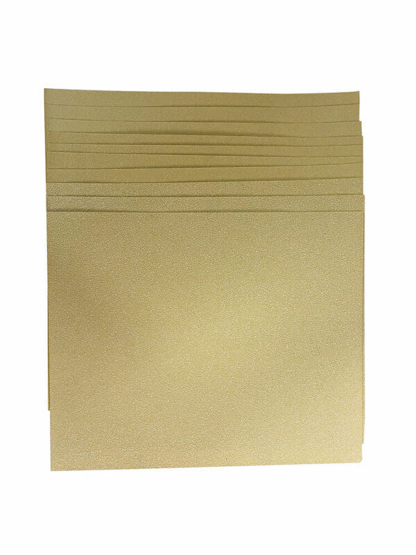 Ensemble de 10 Feuilles Abrasives Grain 40-80-120 230x280mm – Idéal Bricolage et Rénovation