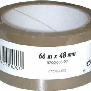 Adhésif d'emballage Havane 66m x 48mm – Résistant & Facile à Utiliser