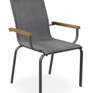 Fauteuil de jardin Malia - Gris