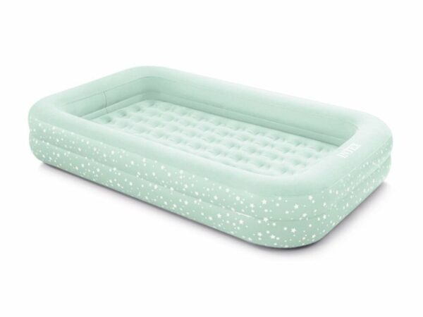 Matelas gonflable enfant 1 place + gonfleur - Intex pour un sommeil confortable en toute sécurité