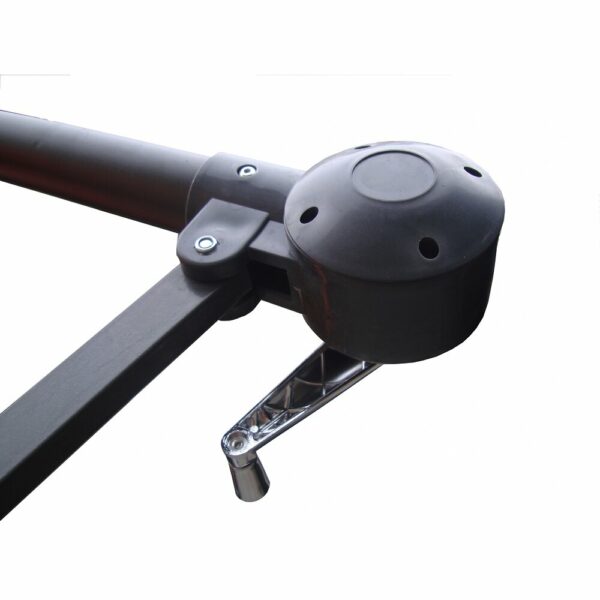 Parasol déporté Ø 3m terracotta PORTICCIO