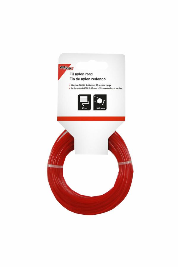Fil nylon 1.65x15M - Spécial débroussailleuse pour travaux de jardinage