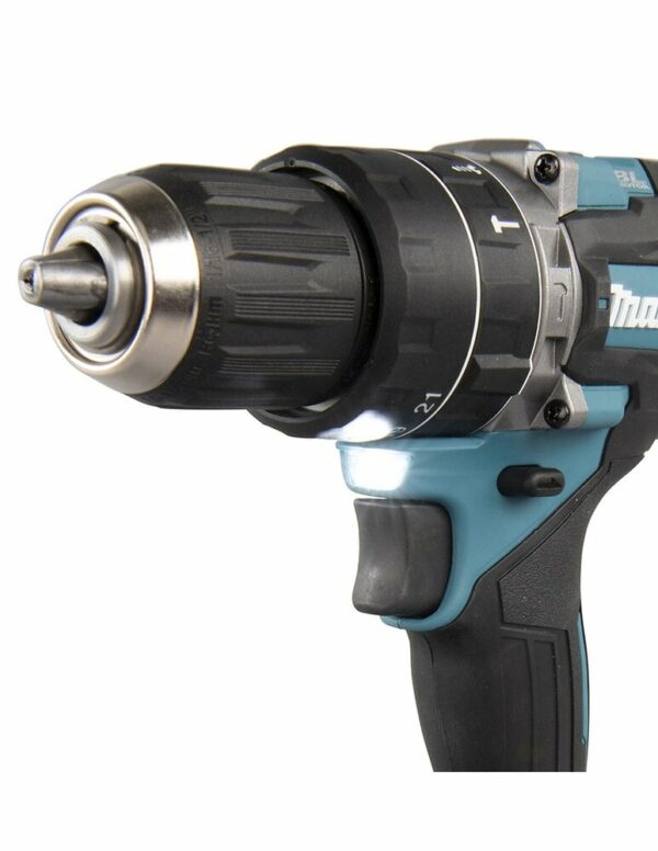 Perceuse-visseuse à percussion 40V max Li-ion 13 mm Brushless XGT MAKITA HP002GZ - Machine nue