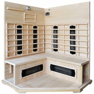 Cabine de sauna luxe infrarouge 3/4 places NARVIK pour une relaxation ultime à domicile