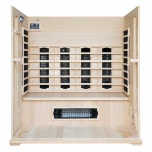 Cabine de sauna luxe infrarouge 4/5 places NARVIK