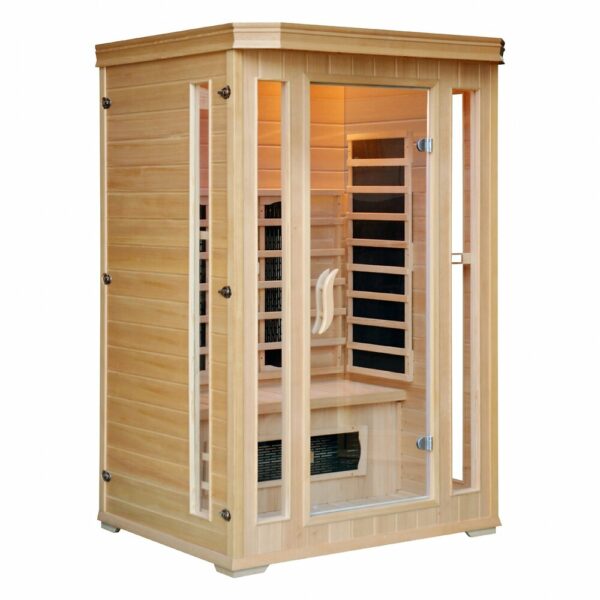 Cabine de sauna luxe infrarouge 2 places NARVIK