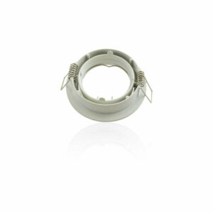 Support encastrable rond orientable blanc - Blanc - GU10