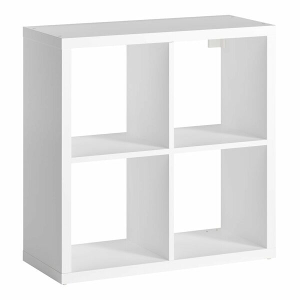 Meuble 4 cases Cubyx - PVC Blanc H69,5xL69,5xP29,5cm
