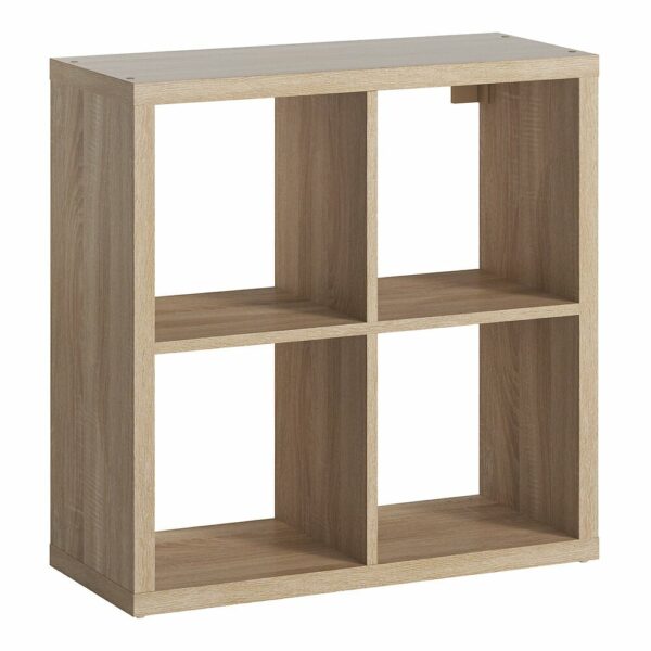 Meuble 4 cases Cubyx en PVC Chêne sanoma - H69,5xL69,5xP29,5cm