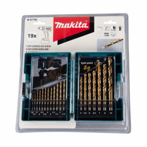 Coffret de 19 Forets à métaux MAKITA B-67795 – HSS-Tin pour un perçage efficace du métal