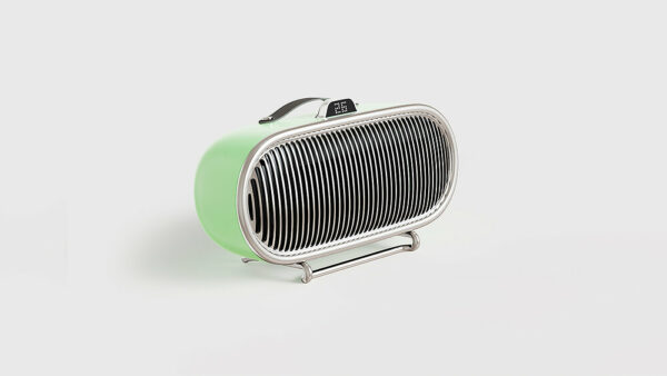 Chauffage retro 1500W Digital PTC en Aluminium avec Télécommande et Minuterie