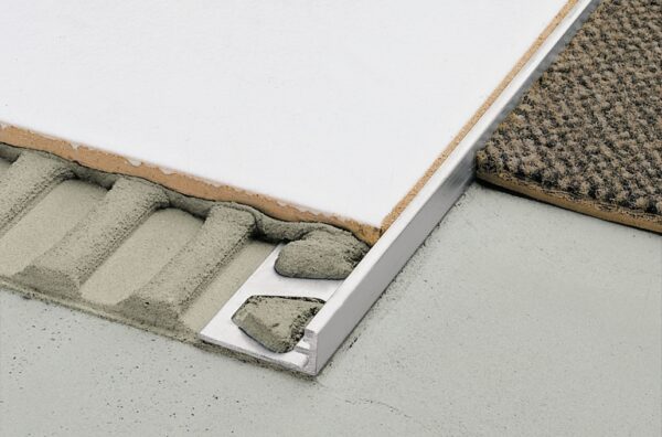 Profilé pour revêtement de sols SCHIENE - Aluminium - Hauteur 10 mm - Barre de 2,5 M - Prix au ML