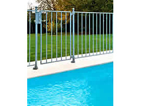 Barrière à barreaux aluminium Eglantine 1.20 m – Sécurité Piscine Design et Facile à Installer