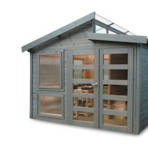 Abri de jardin en bois "Merano" 8,92 m² - Structure robuste & design pratique